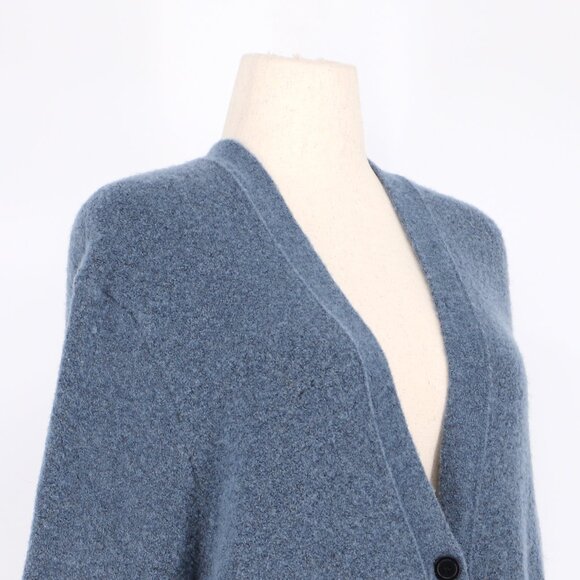 NWT J.CREW Stretch Bouclé Cardigan Sweater in Heather Lagoon Blue Boucle Size XL - Picture 4 of 10